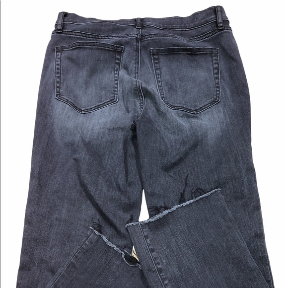 LOFT outlet size 6 Demi boot raw hem jeans - Picture 4 of 10